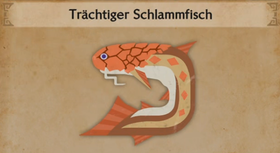 Trächtiger Schlammfisch