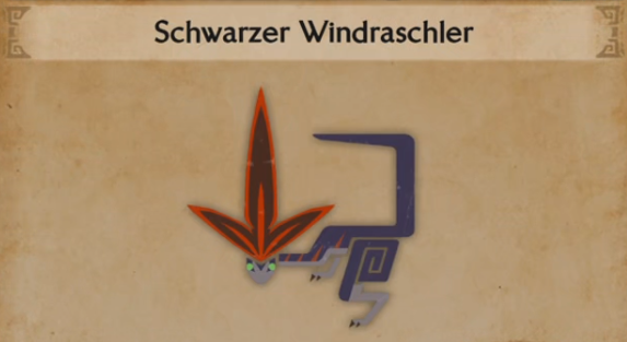 Schwarzer Windraschler