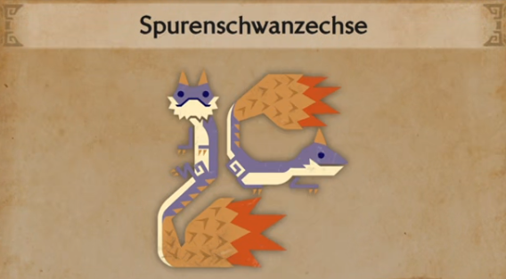 Spurenschwanzechse