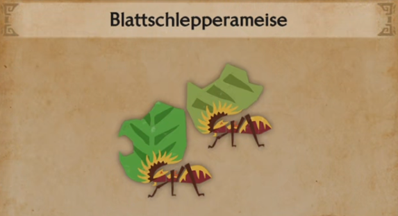 Blattschlepperameise