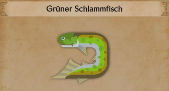 Grüner Schlammfisch