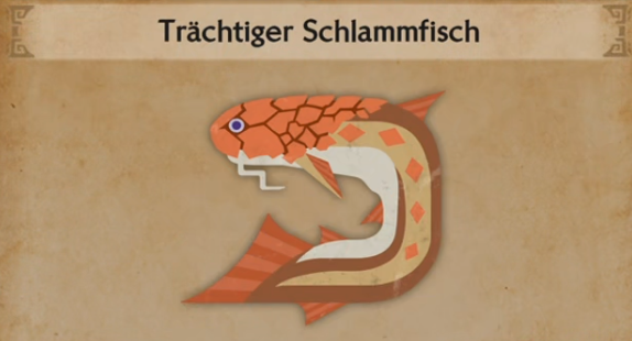 Trächtiger Schlammfisch