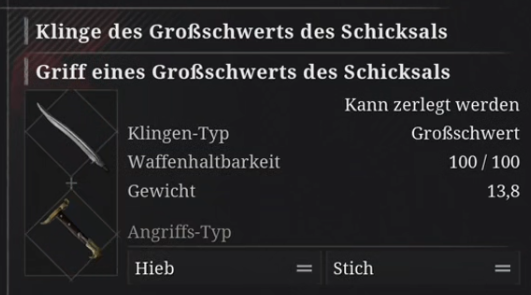 Großschwerts des Schicksals