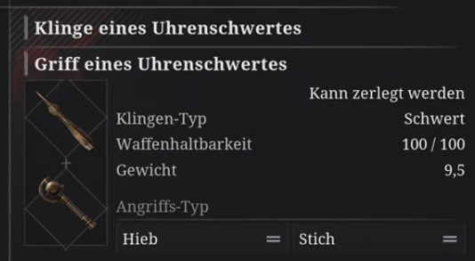 Uhrenschwertes