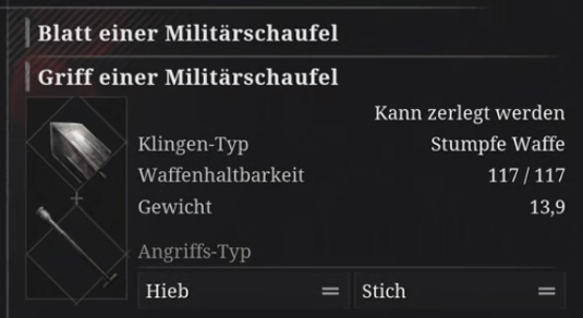 Militärschaufel