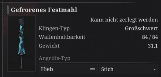 Gefrorenes Festmahl