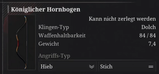 Königlicher Hornbogen
