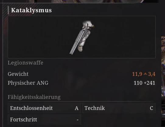 Legionswaffe: Kataklysmus