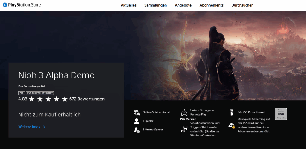Nioh 3 Demo