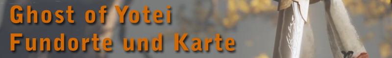 Ghost of Yotei Fundorte und Karte