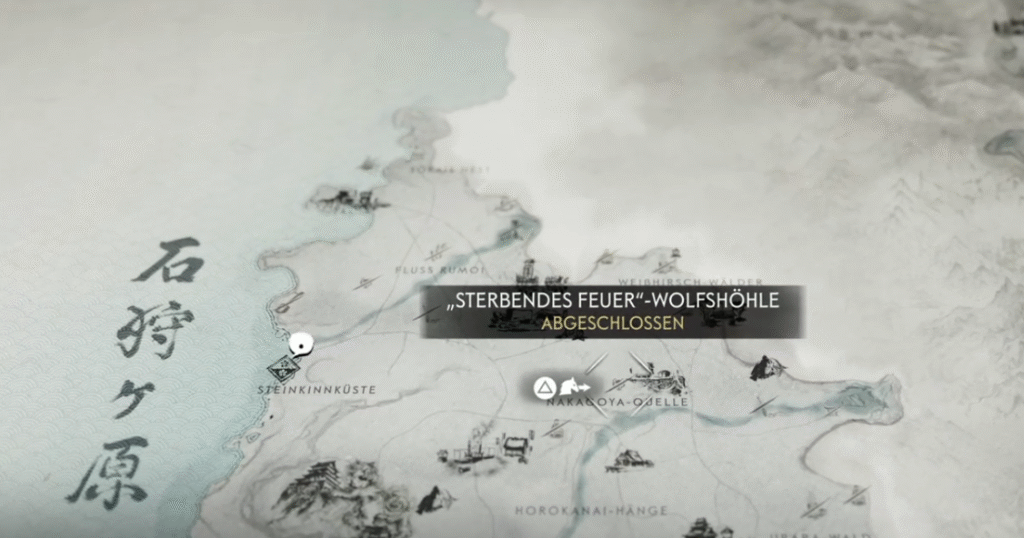 Ghost of Yotei Alle Wolfshöhlen Fundorte