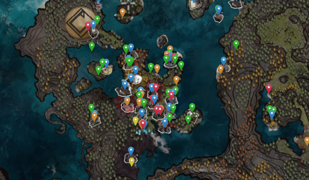 Clair Obscur Expedition 33 Karte