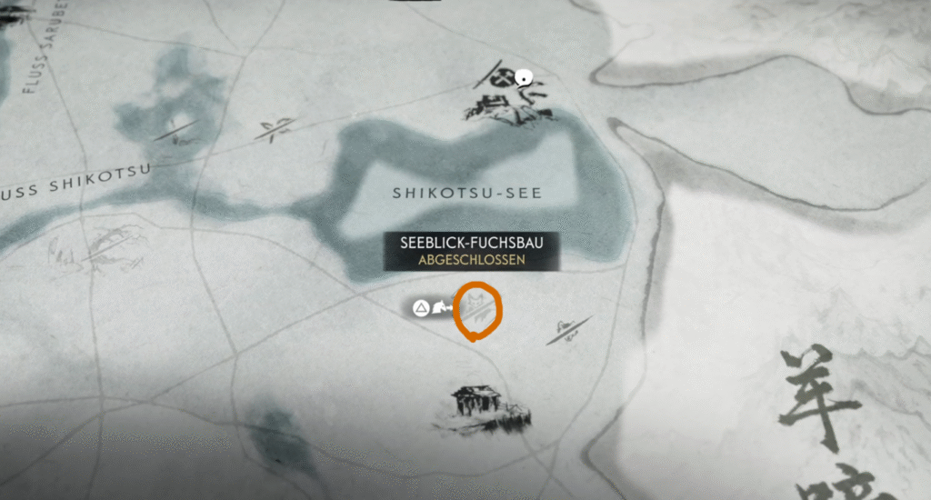 Ghost of Yotei Seeblick-Fuchsbau