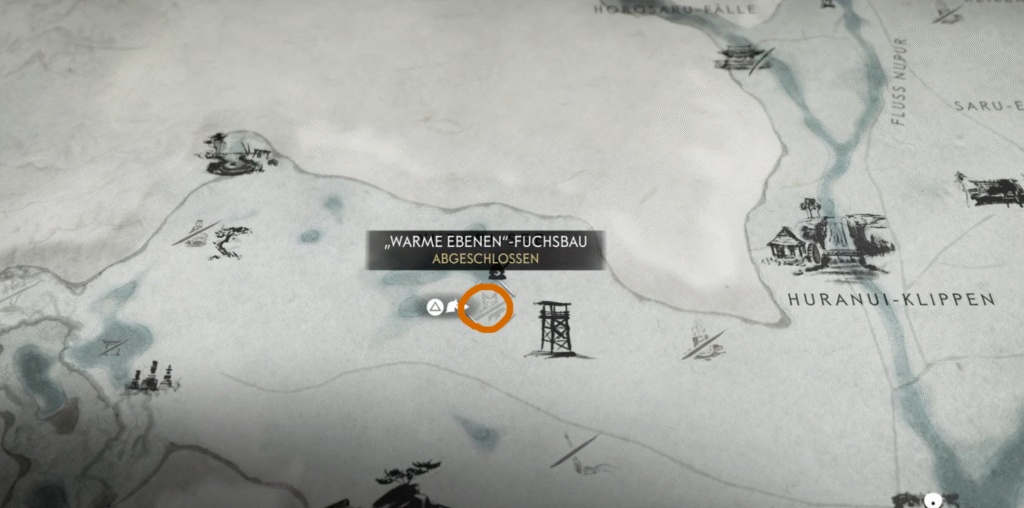 Ghost of Yotei Warme Ebenen-Fuchbau